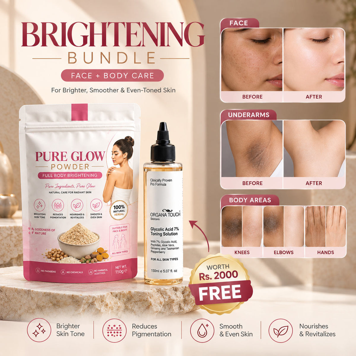 Pure Glow Pack with FREE Glycolic Acid
