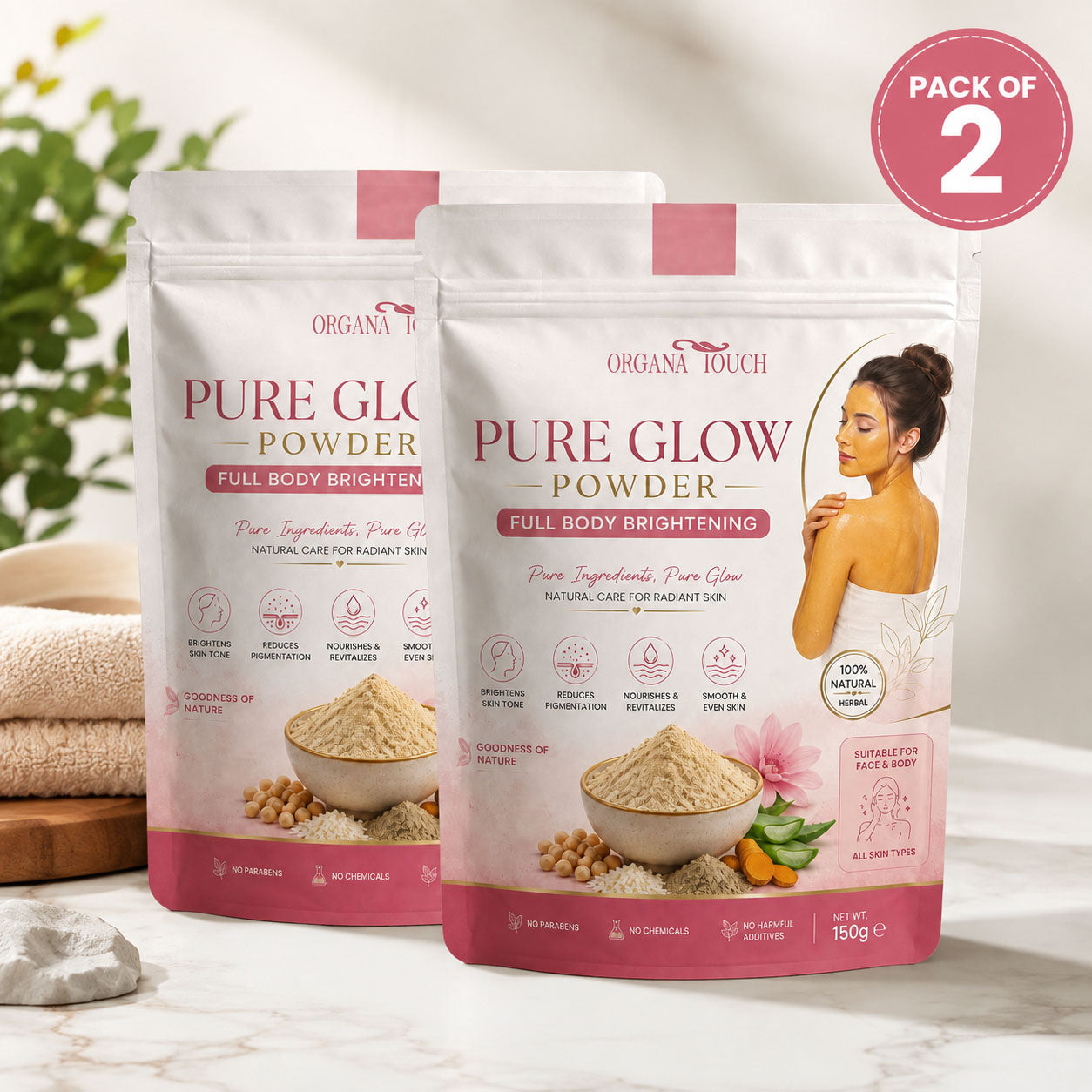2 Packs Pure Glow