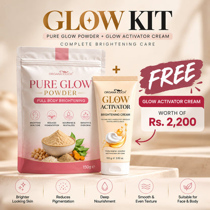Glow Kit ( Pure Glow Ubtan + Brightening Cream)